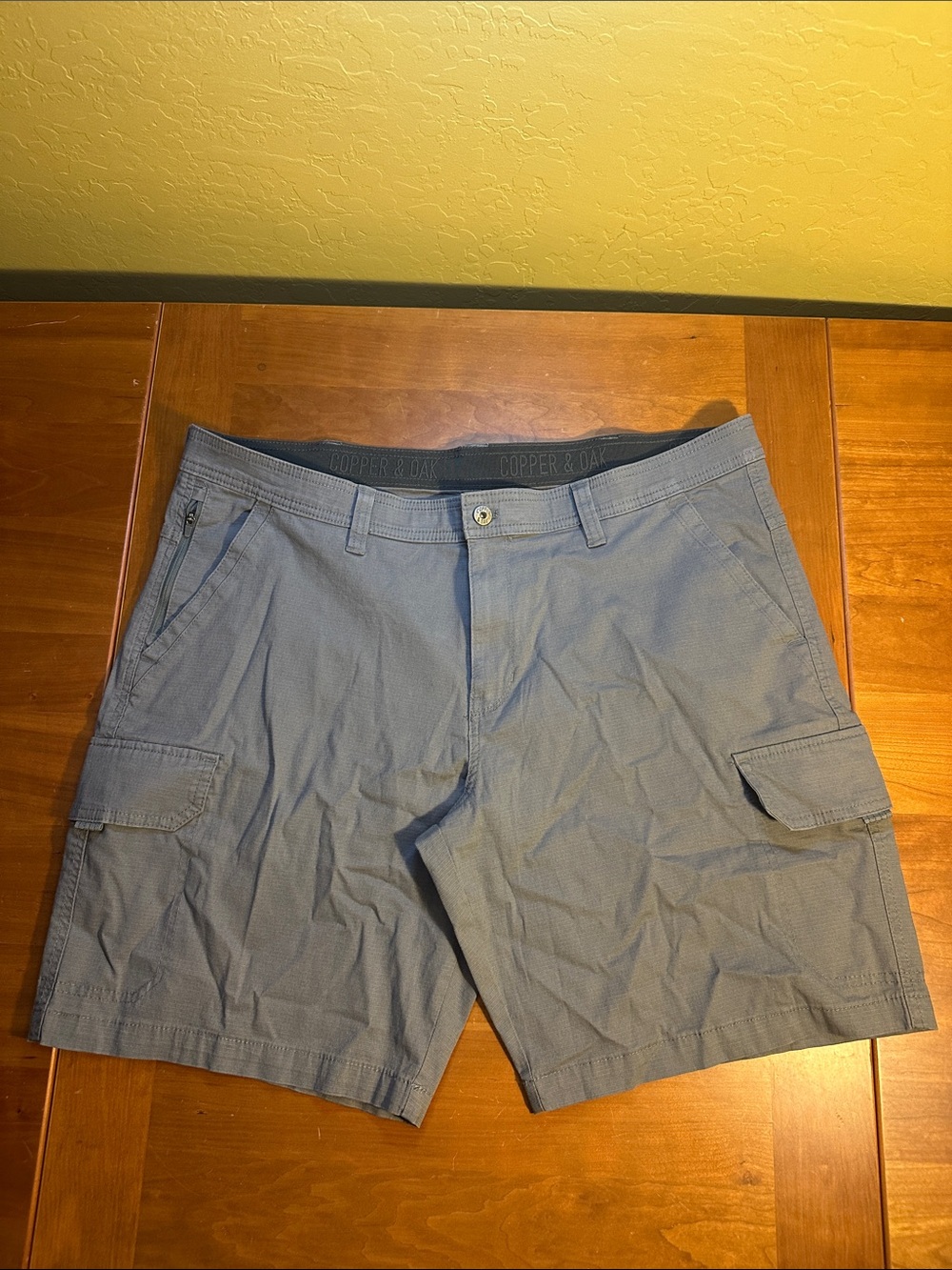 Copper & Oak Men’s Gray Cargo Shorts Waist 40